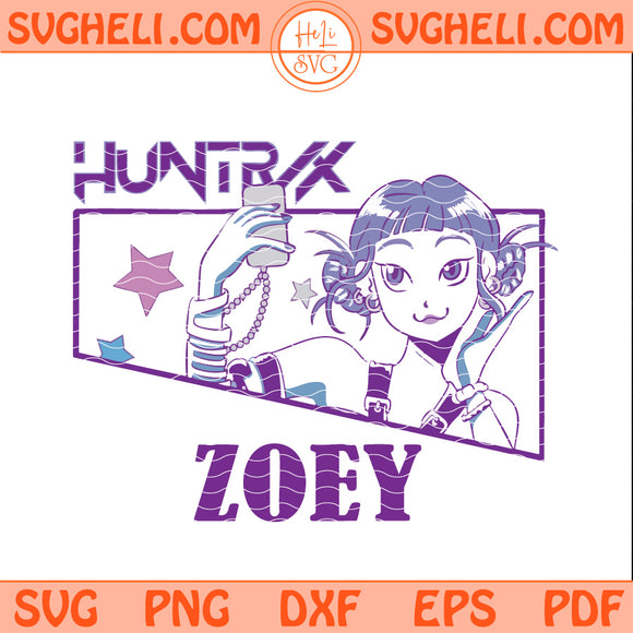 Zoey Kpop Hunters Smile Svg Kpop Hunter Zoey Svg Zoey Svg