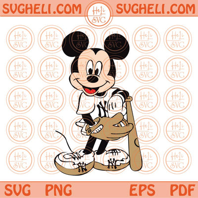 Baseball Mickey Svg Softball Mickey Svg Mickey Baseball Player Svg Png Dxf Eps Files