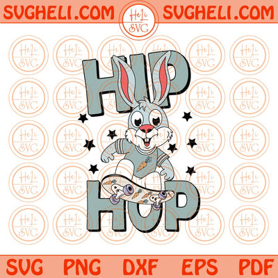 Boy Easter Svg Easter Boy Svg Hip Hop Bunny Skateboard Svg Png Dxf Eps Files