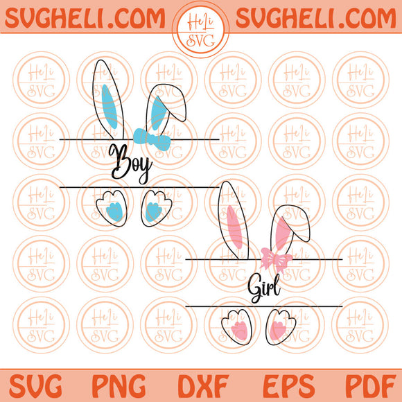 Bunny Name Frame Svg Easter Bunny Monogram Custom Name Svg Png Files