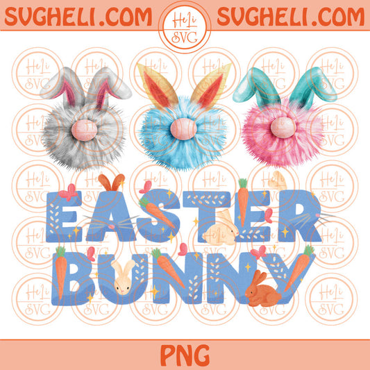 Easter Bunny Png Retro Cute Easter Bunny Gnome Png Sublimation Design Files