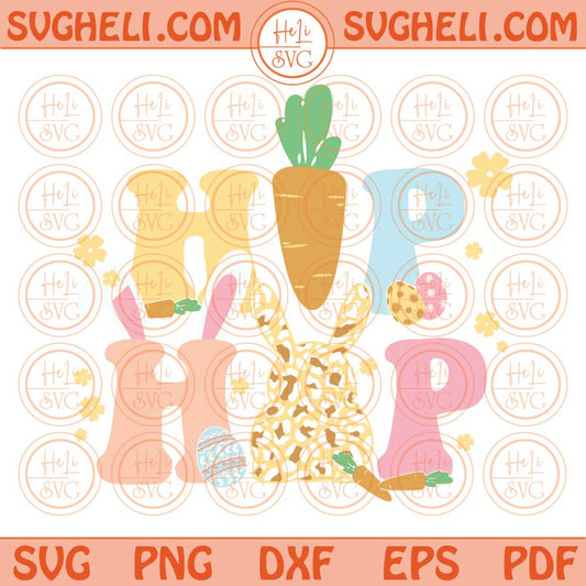 Easter Hip Hop Svg Groovy Hippity Hoppity Svg Retro Hip Hop Easter Svg Png Dxf Eps Files