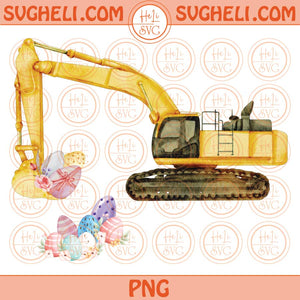 Eggs Cavator Png Sublimation Construction Easter Boy Png Watercolor Design Files