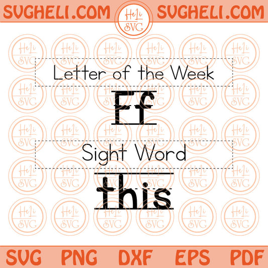 F This Funny Teacher Svg Primary lined Text Appreciation Svg Png Dxf Pdf Eps Files