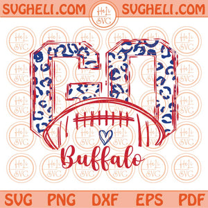 Go Buffalo Svg Go Leopard Buffalo Football Svg Go Football Buffalo Svg Png Dxf Eps Files