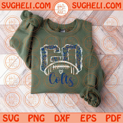 Go Colts Svg Go Leopard Colts Football Svg Go Football Colts Svg Png Dxf Eps Files