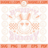 Hunny Bunny Svg Smiley Svg Retro Smile Face Bunny Easter Svg Png Dxf Eps Files