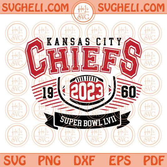 Kansas City LVII Champs Svg Chiefs Svg 2023 KC Champions Svg Png Dxf Eps Files