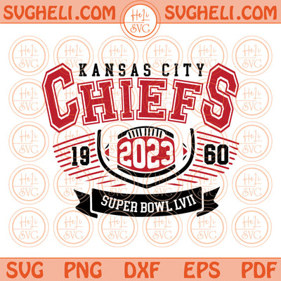 Kansas City LVII Champs Svg Chiefs Svg 2023 KC Champions Svg Png Dxf Eps Files