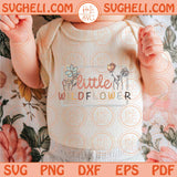 Little Wildflower Svg Little Girls Svg Flower Girl Svg Png Dxf Eps Files