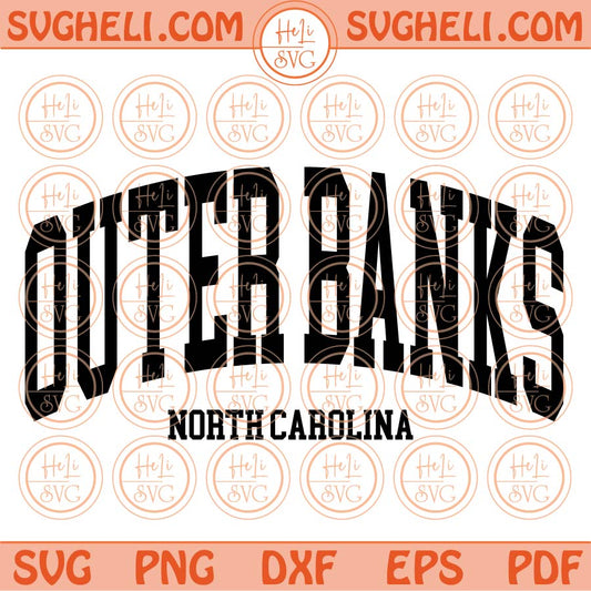 Outer Banks Svg North Carolina Sport Text Pogue Life Outer Banks Svg Png Dxf Eps Files