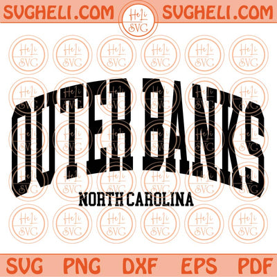 Outer Banks Svg North Carolina Sport Text Pogue Life Outer Banks Svg Png Dxf Eps Files