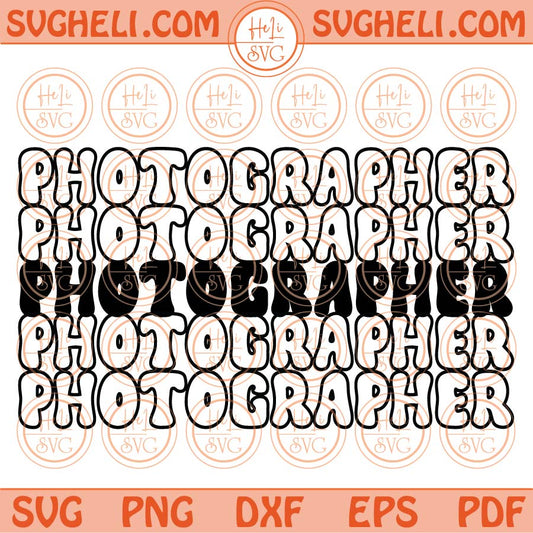 Photographer Svg Stacked Wavy Photography Svg Camera Svg Png Dxf Eps Files