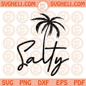 Salty Svg Retro Summer Beach Svg Boho Salty Beach Svg Summer Vibes Svg Png Eps Files