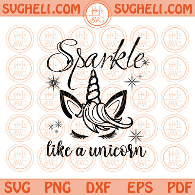 Sparkle Like a Unicorn Svg Toddler Girl Svg Little Girls Onsie Svg Png Dxf Pdf Eps Files