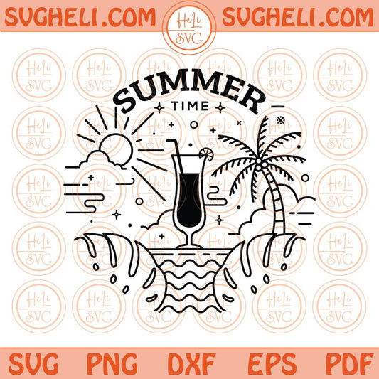 Summer Time Svg Retro Summer Times Png Family Vacation Svg Png Dxf Eps Files