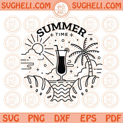 Summer Time Svg Retro Summer Times Png Family Vacation Svg Png Dxf Eps Files