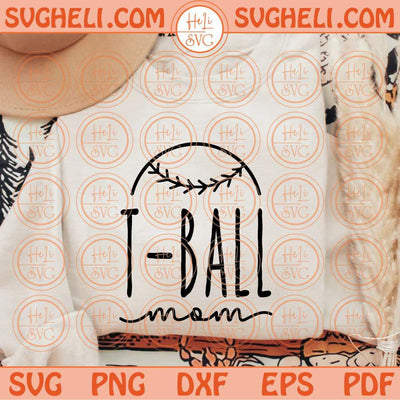 T Ball Mom Svg Retro T-Ball Mom Svg Tball Mama Svg Tball Mom Svg Png Dxf Eps Files