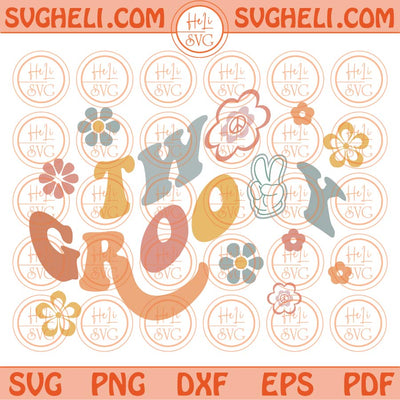 Two groovy Svg Boho Girl birthday Svg Groovy Girls 2nd Birthday Svg Png Dxf Eps Files
