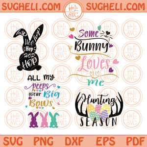 We Believe in the Easter Bunny Svg Some Bunny Loves Me Svg Png Dxf Eps Files