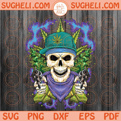 Weed Svg Smoking Skull Cannabis Svg Cool 420 Svg Neon Design Png Dxf Eps Files