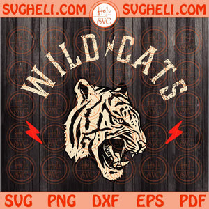 Wild Cats Svg Distressed Wild Cats Sport Logo Shop Svg Png Dxf Eps Files Dxf Eps Files